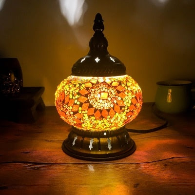 Vintage Mosaic Table Lamp