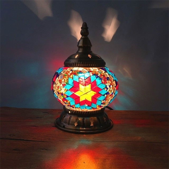 Vintage Mosaic Table Lamp