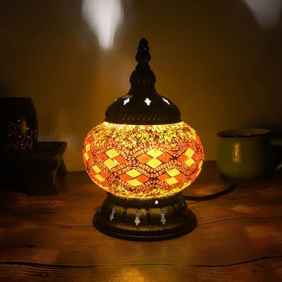 Vintage Mosaic Table Lamp