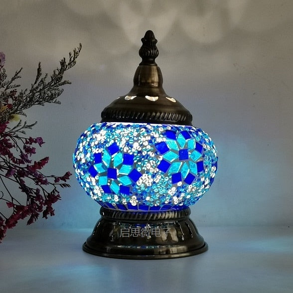 Vintage Mosaic Table Lamp