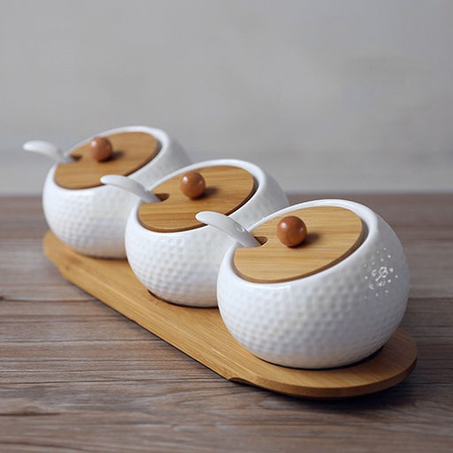 Ceramic Condiment Storage Jar Household