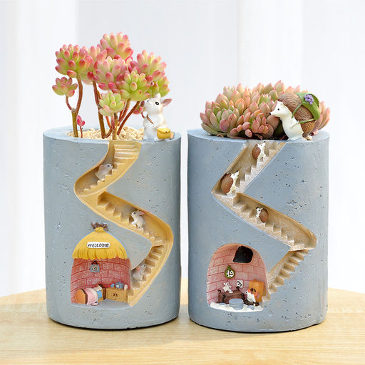 Creative Animal Resin Flowerpot