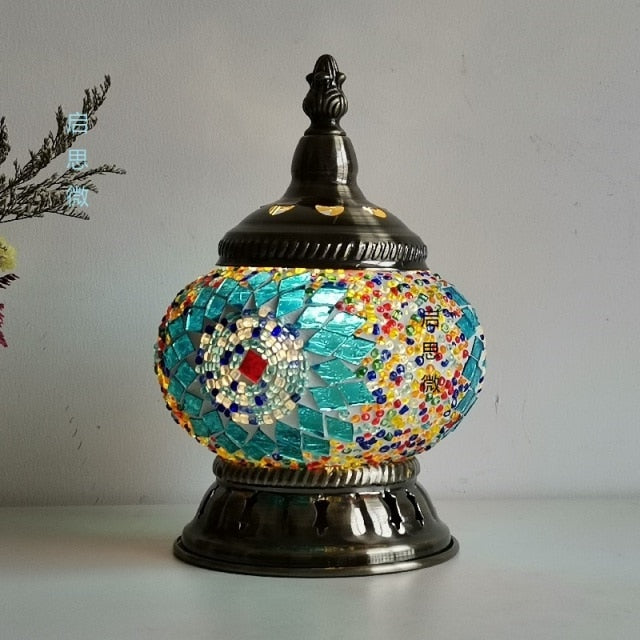 Vintage Mosaic Table Lamp