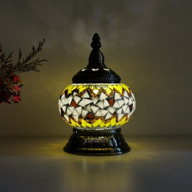 Vintage Mosaic Table Lamp