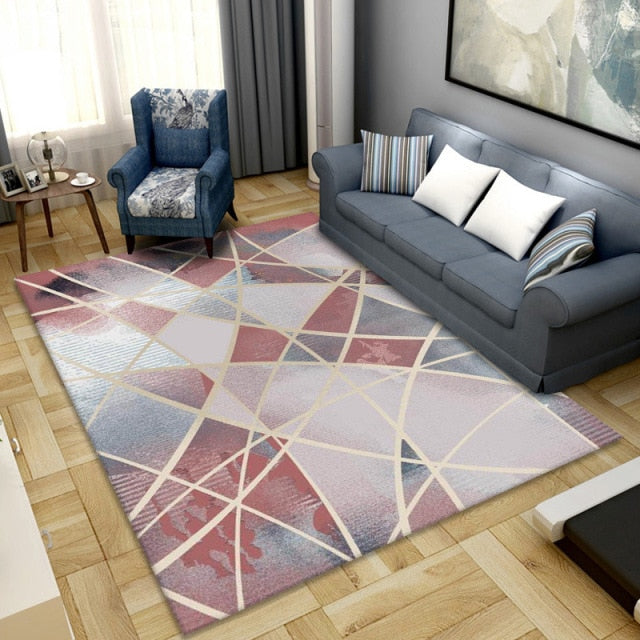 Modern Geometric Pattern Carpet