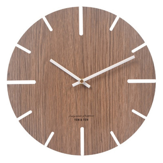 Wooden 3D Wall Clock