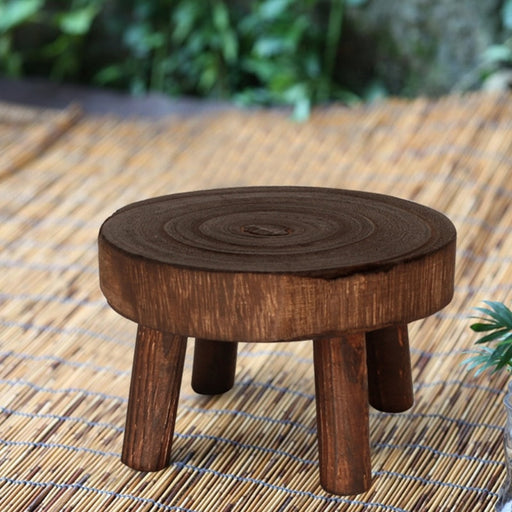 Solid Wood Round Bench