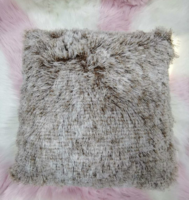 Soft Fur Plush Shaggy Fluffy Cushion